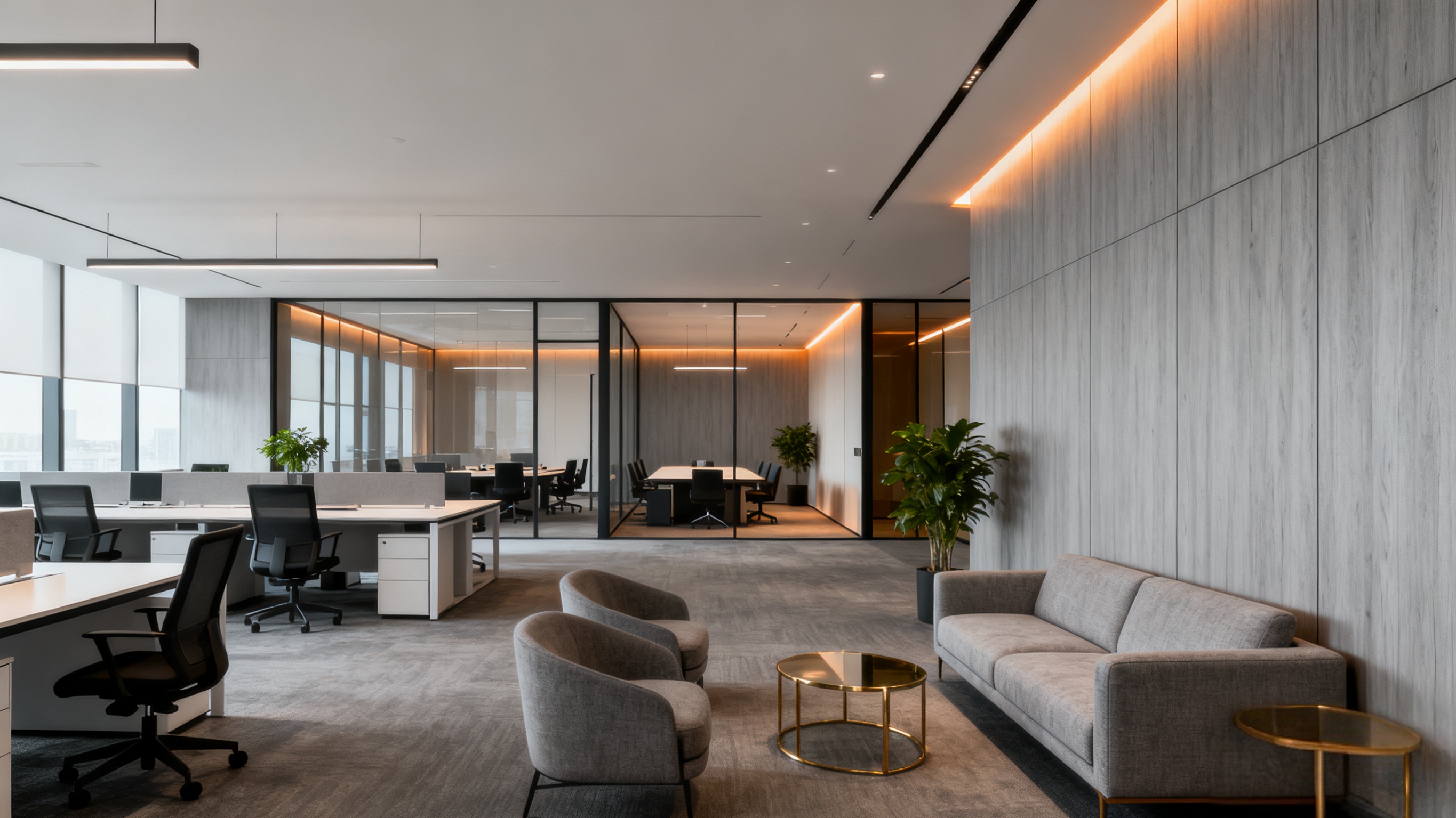 同样的预算，我们能让你的办公室“看起来”贵一倍